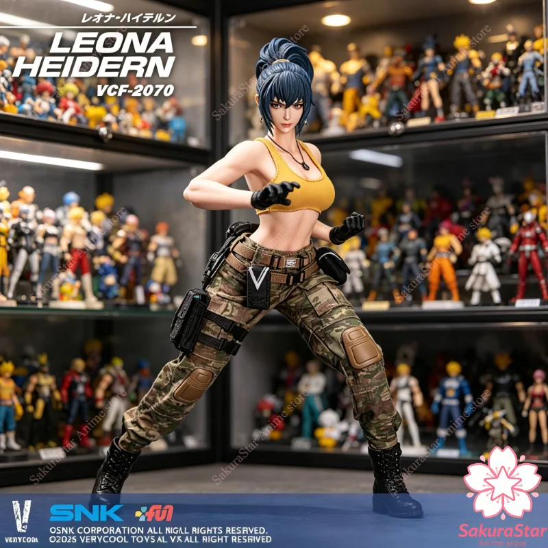 【In Stock】VERYCOOL King of Fighters XIV VCF-2070 Leona Heidern 1/6 Scale Premium Collectible Action Figure High Detail Model Toy
【In Stock】VERYCOOL King of Fighters XIV VCF-2070 Leona Heidern 1/6 Scale Premium Collectible Action Figure High Detail Model Toy