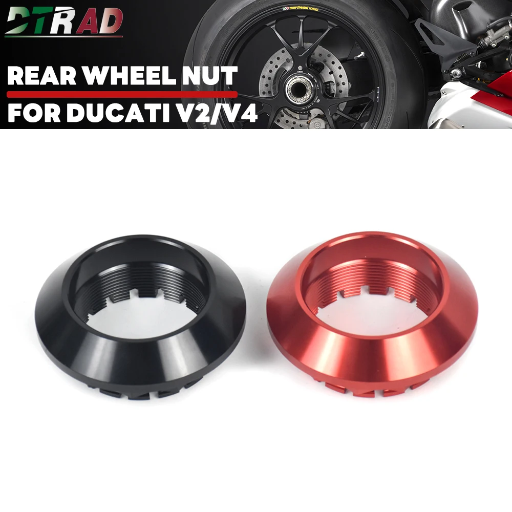 CNC Billet Rear Wheel Nuts Spacers For DUCATI Panigale V4 V4S V4R 2018-2024 V2 1199 1299 S/R Streetfighter V2 V4 S Modified Part
CNC Billet Rear Wheel Nuts Spacers For DUCATI Panigale V4 V4S V4R 2018-2024 V2 1199 1299 S/R Streetfighter V2 V4 S Modified Part