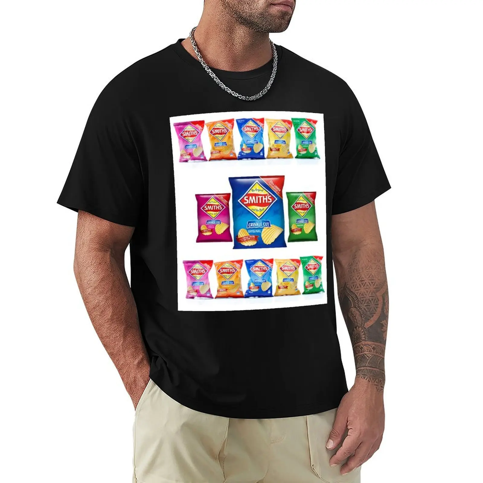 Smiths chips T-Shirt Odor Resistant Short Sleeve Top
Smiths chips T-Shirt Odor Resistant Short Sleeve Top