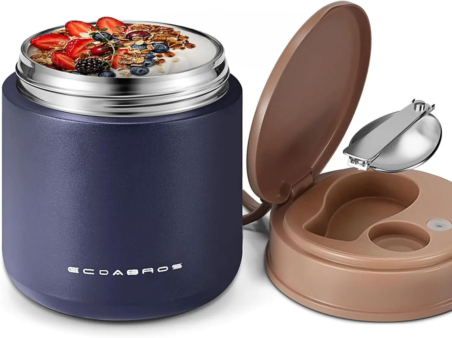 Kids Thermo Food Jar for Hot Food, 15.2 oz Vacuum Insulated Hot & Cold Lunch Container with 316 Stainless Steel Interior, Wide Mouth Soup Jar for School (Navy)
Kids Thermo Food Jar for Hot Food, 15.2 oz Vacuum Insulated Hot & Cold Lunch Container with 316 Stainless Steel Interior, Wide Mouth Soup Jar for School (Navy)