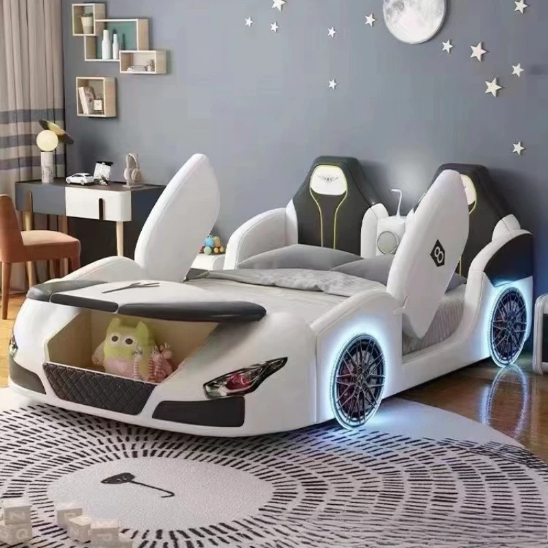 Car bed Children's bed Boy sports car shape racing Leather art single Multi-colored double
Car bed Children's bed Boy sports car shape racing Leather art single Multi-colored double