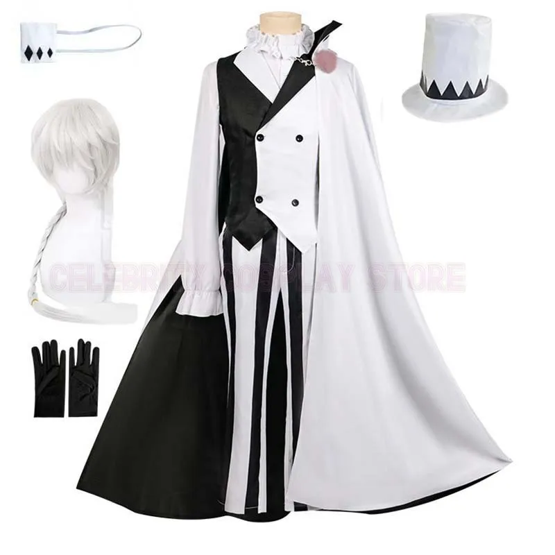 Nikolai Gogol Cosplay Costume Anime Bungou BSD Season 4 Nikolai Cosplay Cloak Cape Uniform Suit Wig Halloween
Nikolai Gogol Cosplay Costume Anime Bungou BSD Season 4 Nikolai Cosplay Cloak Cape Uniform Suit Wig Halloween