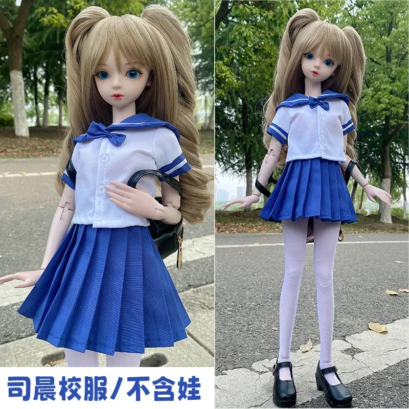 1/3 Scale School Uniform Outfit for 60cm Fashion Dolls - Campus-Style Doll Clothes Set
1/3 Scale School Uniform Outfit for 60cm Fashion Dolls - Campus-Style Doll Clothes Set