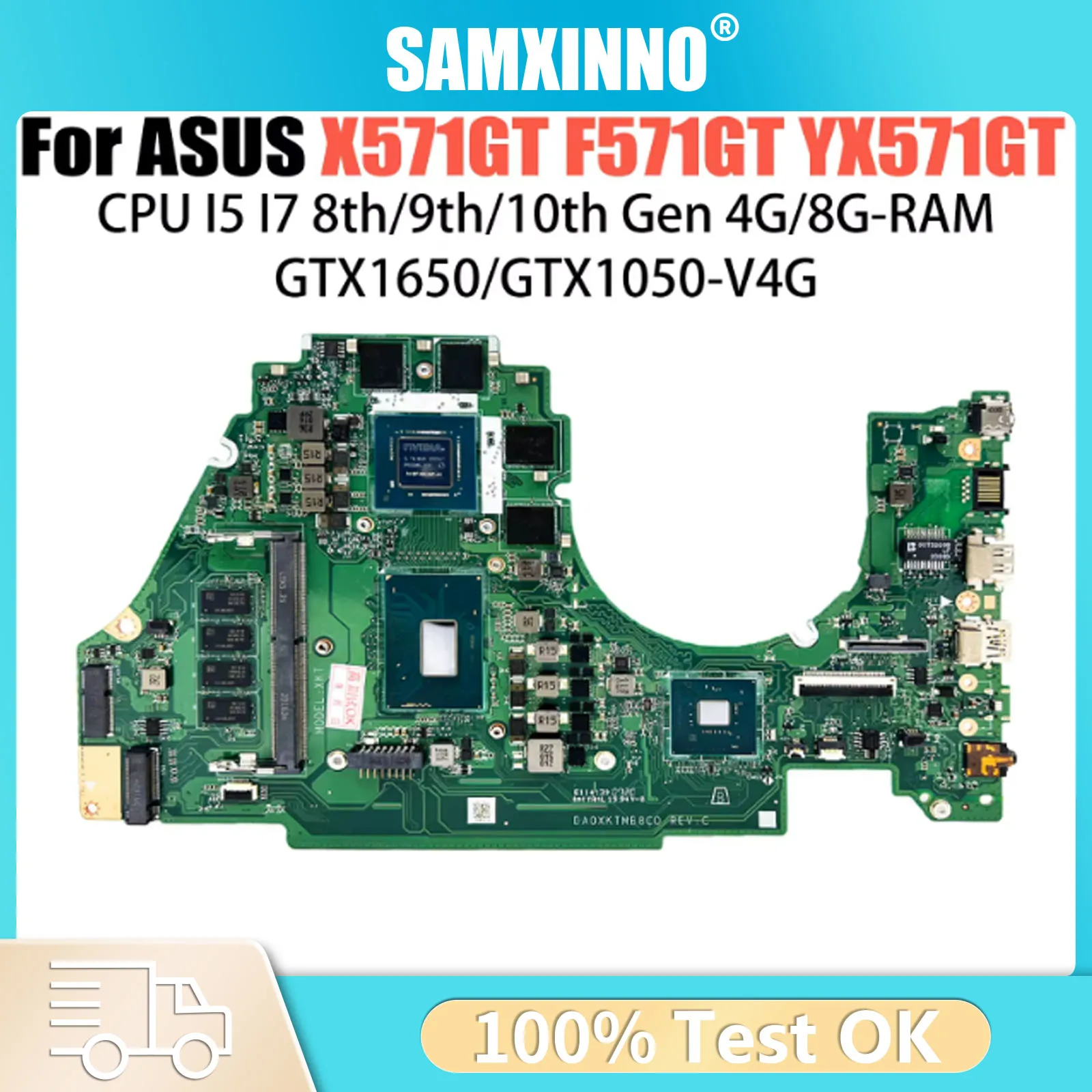 For ASUS Laptop Motherboard X571GT K571G K571GD X571GD YX571G Mainboard A571G CPU i3 i5 i7 A12 FX-9800P 8GB 16GB RAM 100% tested
For ASUS Laptop Motherboard X571GT K571G K571GD X571GD YX571G Mainboard A571G CPU i3 i5 i7 A12 FX-9800P 8GB 16GB RAM 100% tested