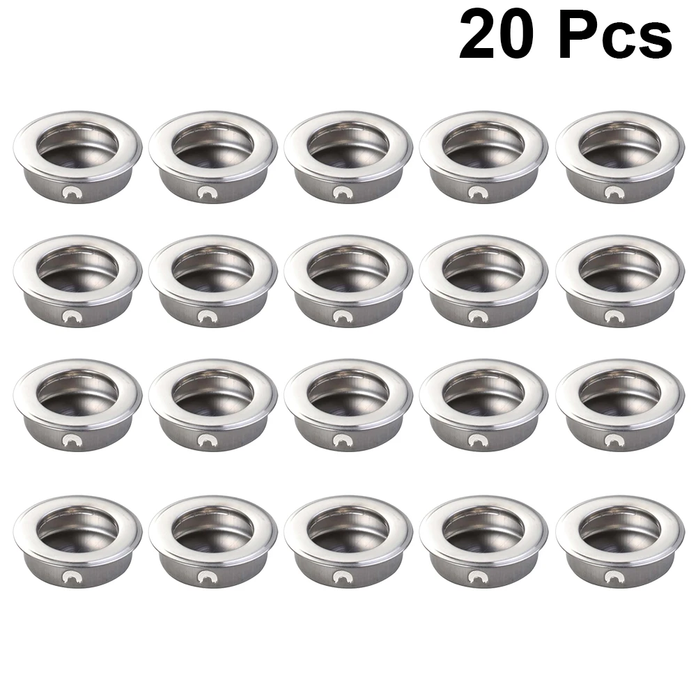 20 Pcs Stainless Steel Drawer Slide Cabinet Knobs 35mm Mount Hole Diameter Durable Flush Pull Handles For Sliding Doors
20 Pcs Stainless Steel Drawer Slide Cabinet Knobs 35mm Mount Hole Diameter Durable Flush Pull Handles For Sliding Doors