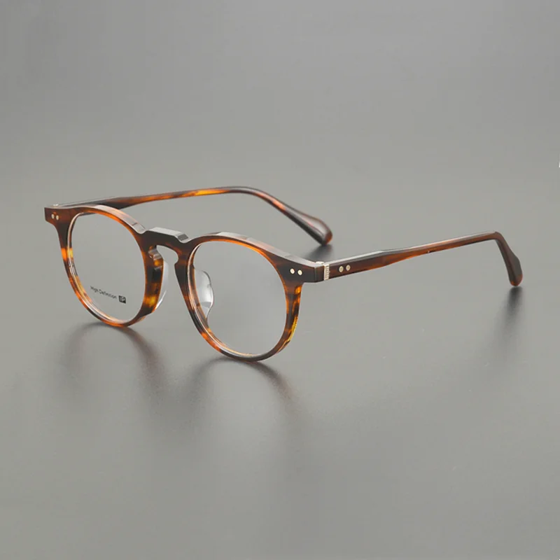 Vintage round spectacle frames for men and women, hand-made acetic acid optical spectacle frames for prescription glasses
Vintage round spectacle frames for men and women, hand-made acetic acid optical spectacle frames for prescription glasses