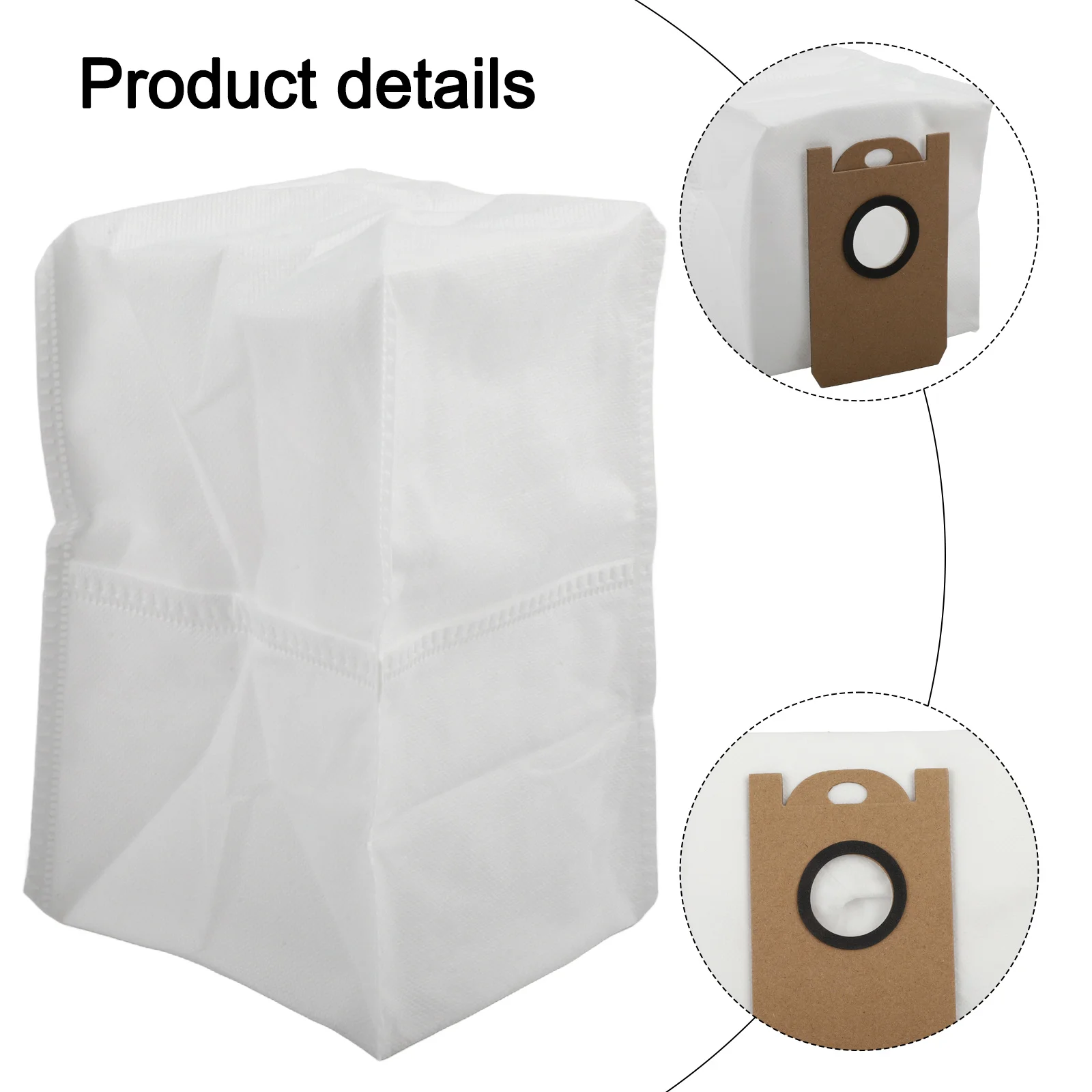 Robust Dust Bags for Redkey R10 Robot Vacuum Cleaner Designed for Longevity and Excellent Suction Power Maintenance