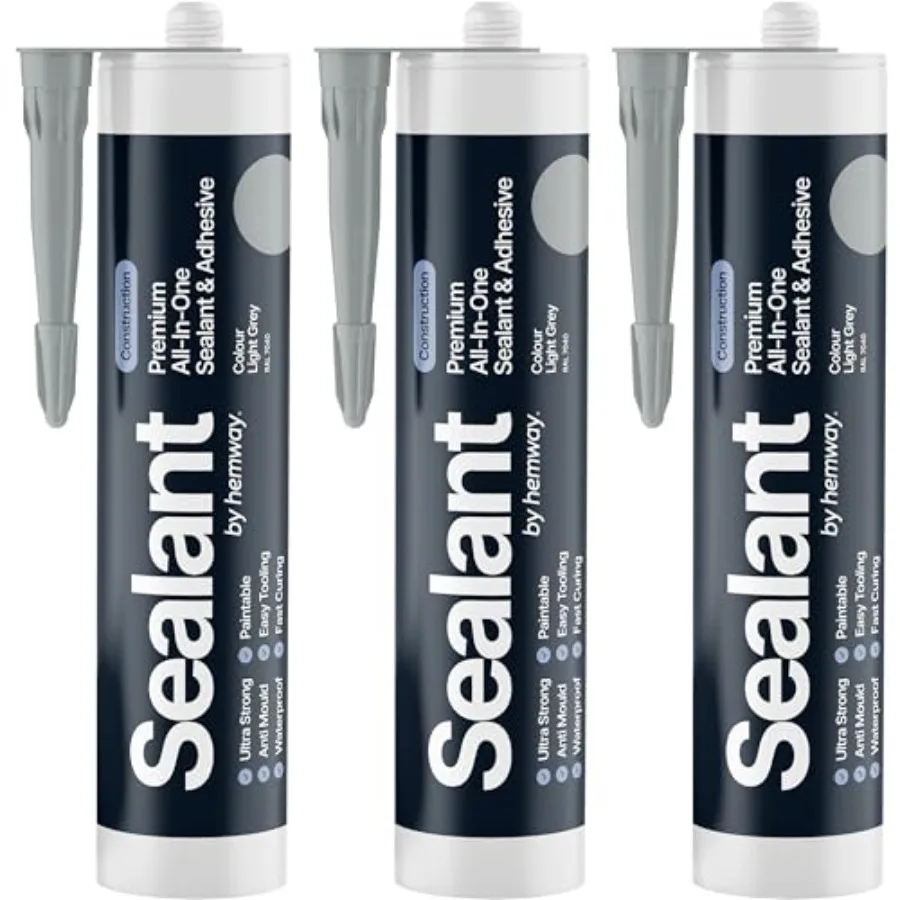 Light Gray Construction Sealant and Adhesive All-in-One Hybrid Polymer Superior to Silicone Bathroom Caulk Sealant Waterproof,
Light Gray Construction Sealant and Adhesive All-in-One Hybrid Polymer Superior to Silicone Bathroom Caulk Sealant Waterproof,