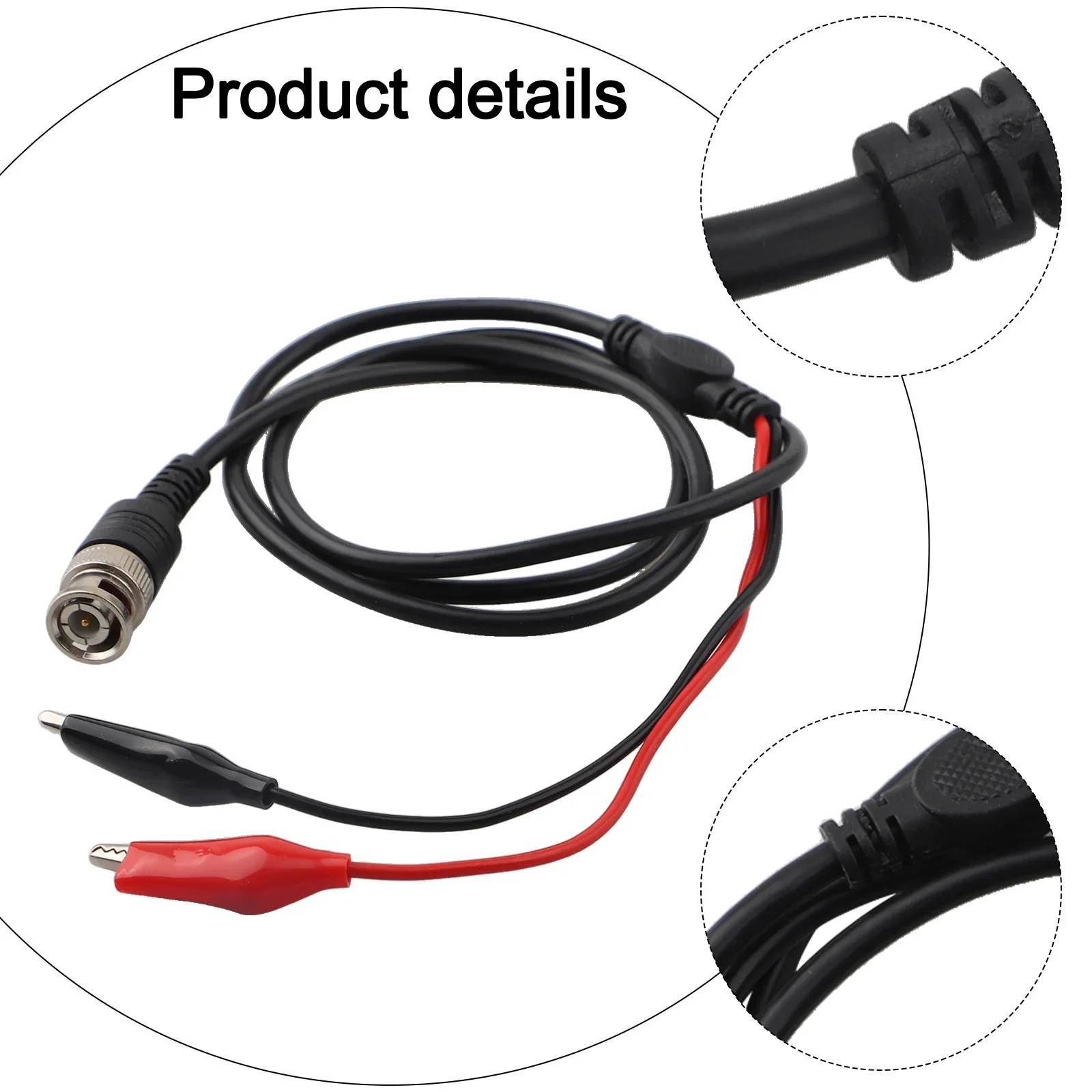 Cable Length 970 20mm BNC Test Leads BNC To Crocodile Clip Leads 30VAC 60VDC Rating 5A Current Rating Cable Length 970 20mm
Cable Length 970 20mm BNC Test Leads BNC To Crocodile Clip Leads 30VAC 60VDC Rating 5A Current Rating Cable Length 970 20mm