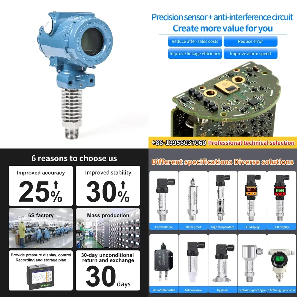 High Temperature Dpt Exproof Pressure Transmitter for Sea Water Smart Oem 4-20ma Atex Pressure Transmitter
High Temperature Dpt Exproof Pressure Transmitter for Sea Water Smart Oem 4-20ma Atex Pressure Transmitter