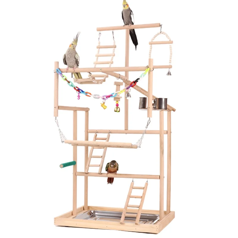 Parrot Large Play Stand Parrot Toy Training Station Playground Stand Climbing Ladder Swing Bird Toys Pet Interactive Toy
Parrot Large Play Stand Parrot Toy Training Station Playground Stand Climbing Ladder Swing Bird Toys Pet Interactive Toy