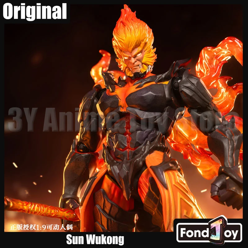 Original Fondjoy Honor Of King Sun Wukong Action Figure Hellfire Game Skin Tencent Mobile Game Model Doll Collect Decor Toy Gift
Original Fondjoy Honor Of King Sun Wukong Action Figure Hellfire Game Skin Tencent Mobile Game Model Doll Collect Decor Toy Gift