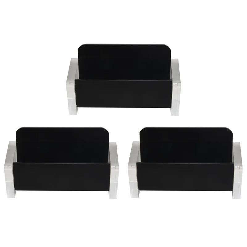 AM-3X акриловый настольный держатель для визитных карточек для стола, элегантная подставка для визитных карточек для офиса, черный
AM-3X акриловый настольный держатель для визитных карточек для стола, элегантная подставка для визитных карточек для офиса, черный