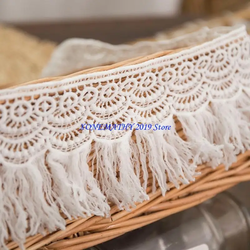F42F Lace Trim Tassel DIYSewing Garment Accessories Bouquet Lace Ribbon Table Decor
F42F Lace Trim Tassel DIYSewing Garment Accessories Bouquet Lace Ribbon Table Decor