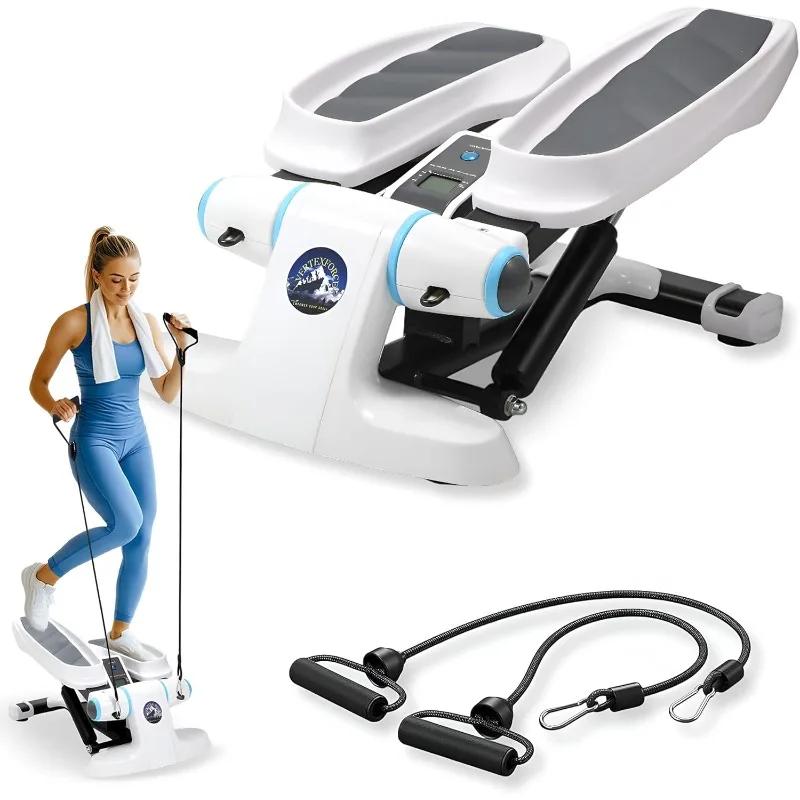 Steppers for Exercise at Home, Adjustable Height Mini Stepper with Resistance Bands, 350 lbs Loading Capacity, Full Body Workout
Steppers for Exercise at Home, Adjustable Height Mini Stepper with Resistance Bands, 350 lbs Loading Capacity, Full Body Workout