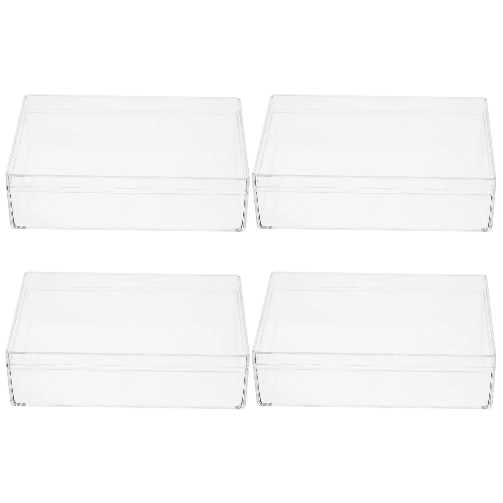 Набор из 4 прозрачных пластиковых органайзеров для украшений: маленькие прямоугольные коробки для хранения бусин, портативные дорожные футляры для демонстрации
Набор из 4 прозрачных пластиковых органайзеров для украшений: маленькие прямоугольные коробки для хранения бусин, портативные дорожные футляры для демонстрации