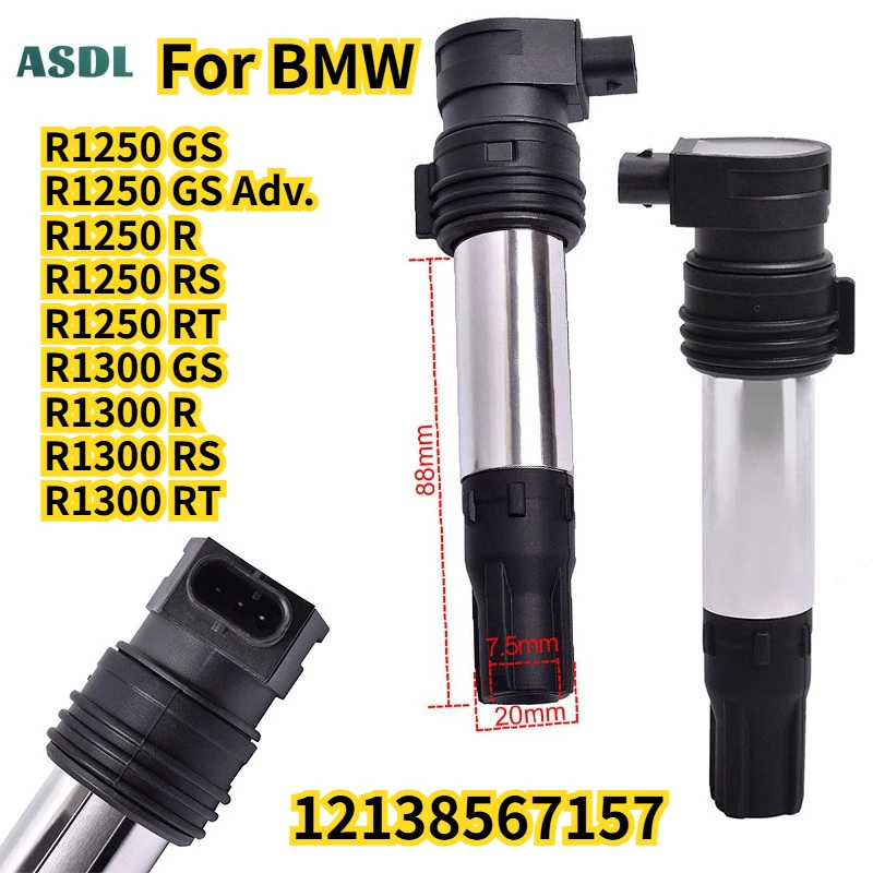 Ignition Coil For BMW Motorrad R1250GS R 1250 1300 GS RT RS R1250R R1300GS 23-26 Motorcycle Ignition Part Replace 12138567157
Ignition Coil For BMW Motorrad R1250GS R 1250 1300 GS RT RS R1250R R1300GS 23-26 Motorcycle Ignition Part Replace 12138567157