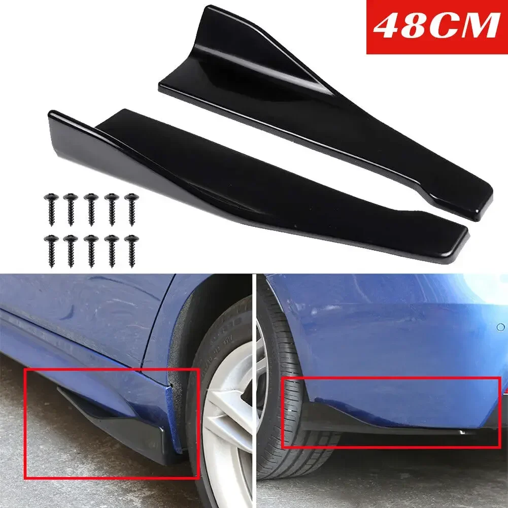 48cm Long Left Right Side Skirt Extension / Rear Bumper Canard Splitter Cover Diffuser Universal For More Sedan Car Accessories
48cm Long Left Right Side Skirt Extension / Rear Bumper Canard Splitter Cover Diffuser Universal For More Sedan Car Accessories