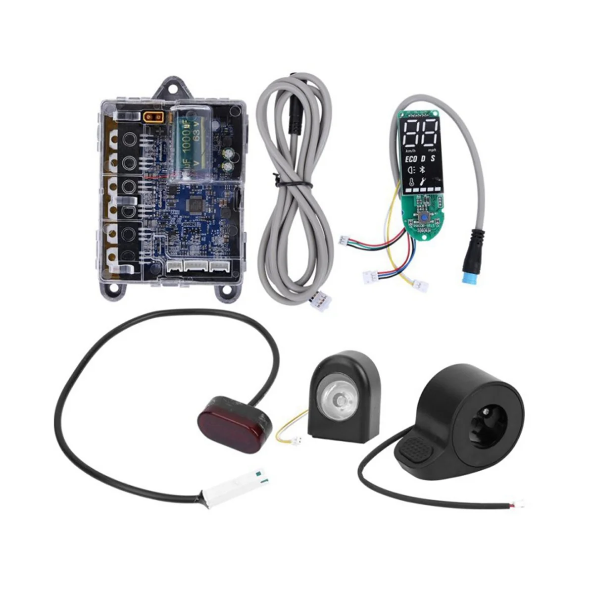 36V 350W Motor Controller+Dashboard+Front/Rear Light Speed Controller for Scooter M365/PRO Complete Set
36V 350W Motor Controller+Dashboard+Front/Rear Light Speed Controller for Scooter M365/PRO Complete Set