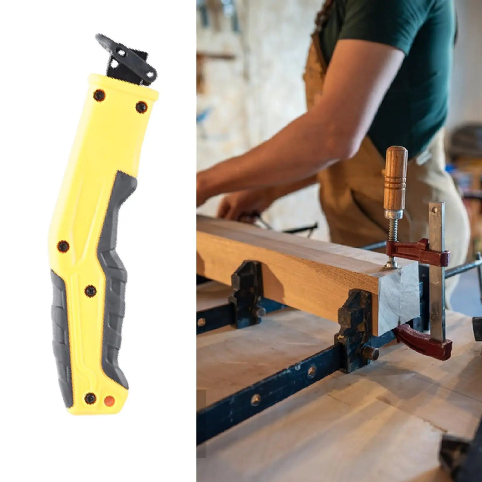 Ручка для пилы, нескользящая, простая в установке, простая в использовании, высокопроизводительная, универсальная, легкая, сменные детали, портативная.
Ручка для пилы, нескользящая, простая в установке, простая в использовании, высокопроизводительная, универсальная, легкая, сменные детали, портативная.