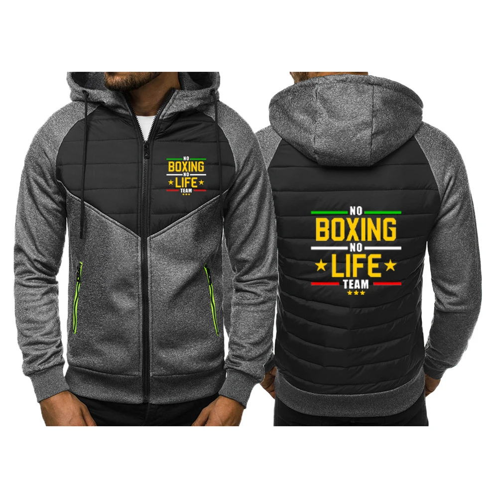 No Boxing No Life Gym 2025 New Men's Spring And Autumn Leisure Fashion Jacket Three-Color Slim Sweatshirts Cotton Comfort Top
No Boxing No Life Gym 2025 New Men's Spring And Autumn Leisure Fashion Jacket Three-Color Slim Sweatshirts Cotton Comfort Top