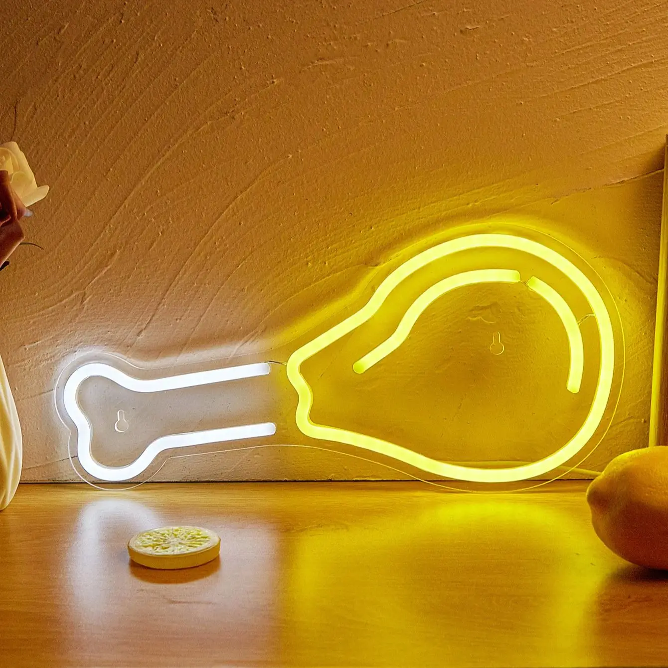 Chi-buy LED Neon Chicken drumstick USB Powered Neon Signs Night Light 3D Wall Art Bedroom Living Room Decor Lamp Signs
Chi-buy LED Neon Chicken drumstick USB Powered Neon Signs Night Light 3D Wall Art Bedroom Living Room Decor Lamp Signs