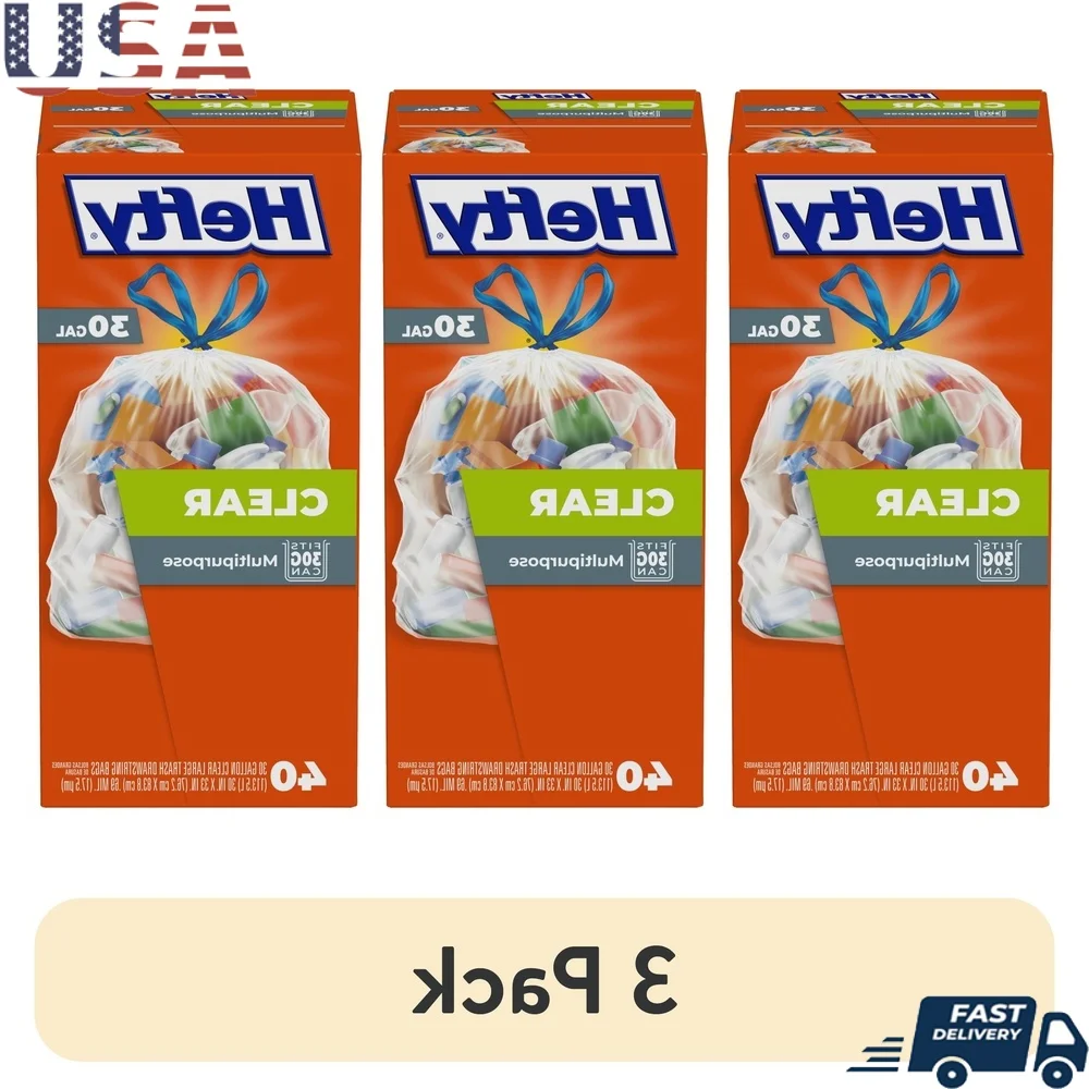 Прозрачные мешки для мусора на шнурке, 30 галлонов, 40 шт., устойчивые к проколам, бытовые, кухонные, безопасные, прозрачные мешки для переноски
Прозрачные мешки для мусора на шнурке, 30 галлонов, 40 шт., устойчивые к проколам, бытовые, кухонные, безопасные, прозрачные мешки для переноски