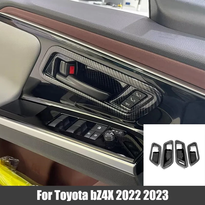 Внутренняя дверная ручка для Toyota bZ4X 2022 2023 ABS, аксессуары для стайлинга автомобиля
Внутренняя дверная ручка для Toyota bZ4X 2022 2023 ABS, аксессуары для стайлинга автомобиля