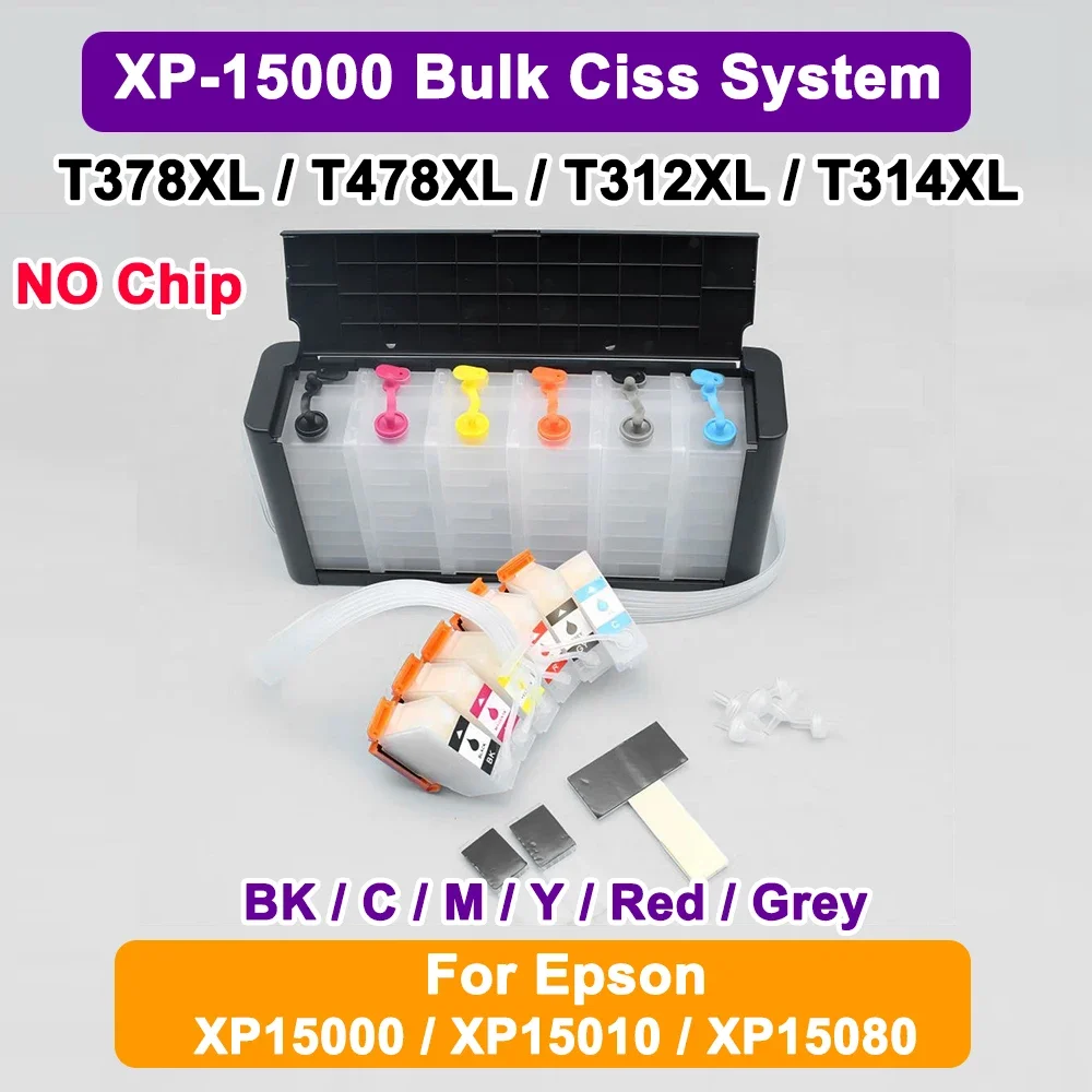 T378XL T478XL T312XL T314XL Пустая объемная система Ciss без чипа для Epson XP-15000 XP15000 XP-15010 XP-15080 XP15010 XP15080 XP15000
T378XL T478XL T312XL T314XL Пустая объемная система Ciss без чипа для Epson XP-15000 XP15000 XP-15010 XP-15080 XP15010 XP15080 XP15000