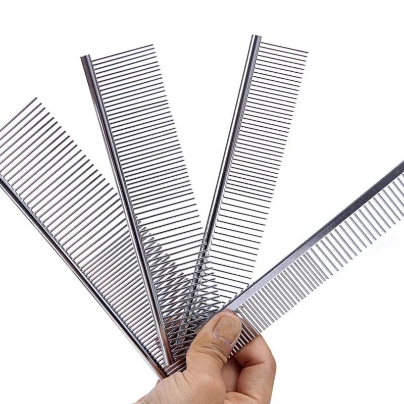 1 Pieces Stainless Steel Cat Dog Comb Pet Hair Removal Massage Comb Wool Grooming Accessories Pet Hair Cleaning Tool 3 Sizes
1 Pieces Stainless Steel Cat Dog Comb Pet Hair Removal Massage Comb Wool Grooming Accessories Pet Hair Cleaning Tool 3 Sizes