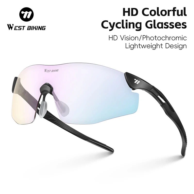 WEST BIKING Colorful Photochromic Glasses TR90 HD Unisex Fashion Sunglasses Cycling Glasses Goggles MTB Road Bicycle Eyewear
WEST BIKING Colorful Photochromic Glasses TR90 HD Unisex Fashion Sunglasses Cycling Glasses Goggles MTB Road Bicycle Eyewear