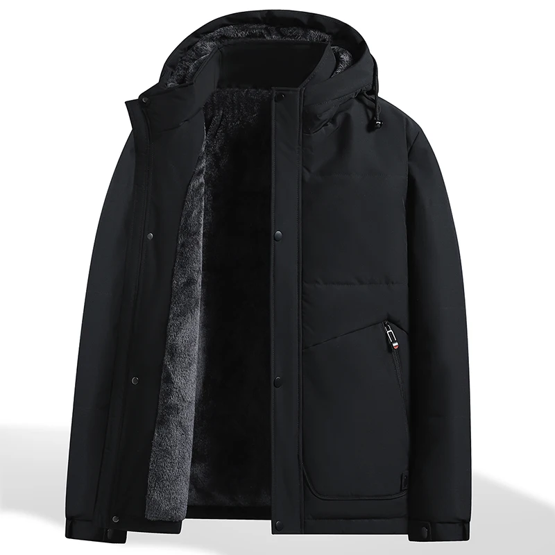 Oversized Coat Fashions Brand Hooded Parkas Windproof Parkas 2024 Men Waterproof Fleece Winter Coat Solid Color Thick Jacket Men
Oversized Coat Fashions Brand Hooded Parkas Windproof Parkas 2024 Men Waterproof Fleece Winter Coat Solid Color Thick Jacket Men