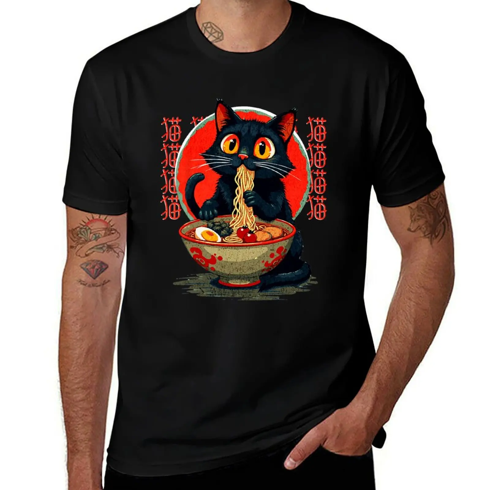 Cute Cat Eating Ramen Funny For Anime Lovers, Japanese Noodles Vintage Gift T-Shirt t shirt man luxury essential t shirt
Cute Cat Eating Ramen Funny For Anime Lovers, Japanese Noodles Vintage Gift T-Shirt t shirt man luxury essential t shirt