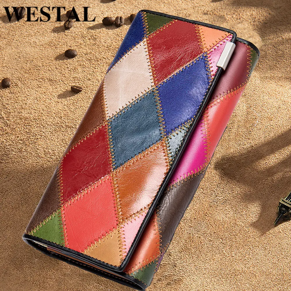 WESTAL Women's Wallet Genuine Leather Wallets for Women Purse Leather Luxury Female Coin Purse Women Colorful Clutch Bags 4131
WESTAL Women's Wallet Genuine Leather Wallets for Women Purse Leather Luxury Female Coin Purse Women Colorful Clutch Bags 4131