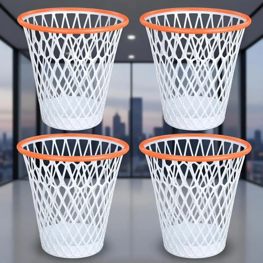 4 Piece Basketball-Themed Trash Cans, 4.5 Gallon, Ideal for Boys' Rooms, Bedrooms, Gyms, and Sports Parties
4 Piece Basketball-Themed Trash Cans, 4.5 Gallon, Ideal for Boys' Rooms, Bedrooms, Gyms, and Sports Parties