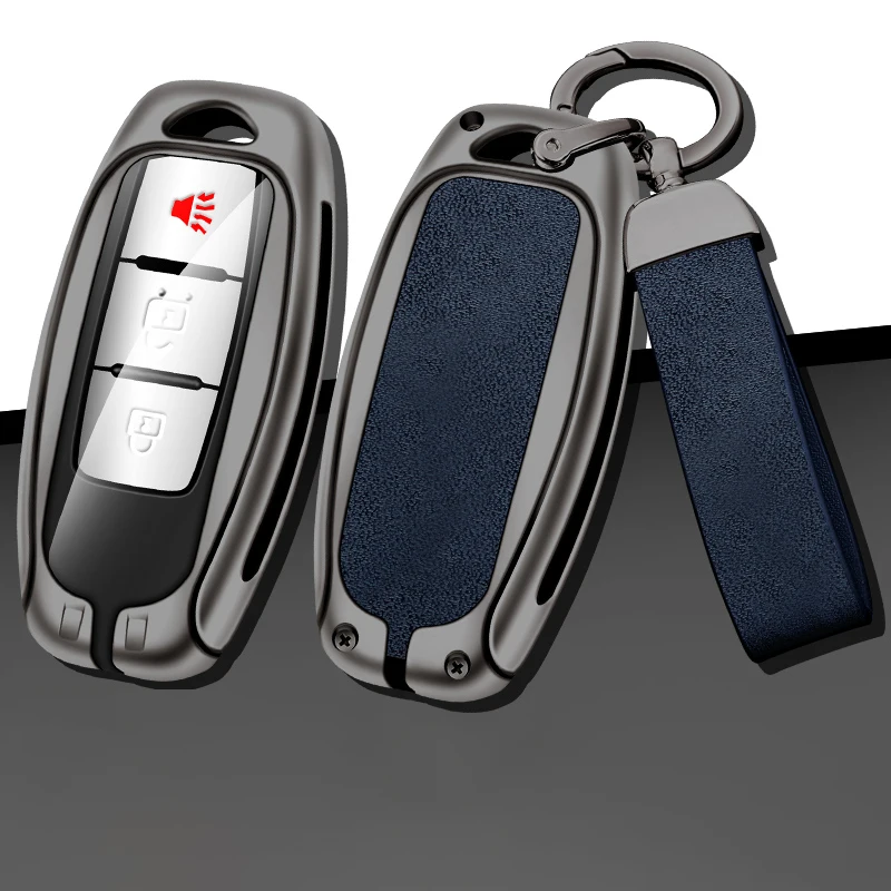New Zinc Alloy Car Key Case Cover for Nissan Leaf Micr Qashqai Juke J10 J11 X-Trail T32 T31 Kicks Tiida Versa Pathfinder Note
New Zinc Alloy Car Key Case Cover for Nissan Leaf Micr Qashqai Juke J10 J11 X-Trail T32 T31 Kicks Tiida Versa Pathfinder Note