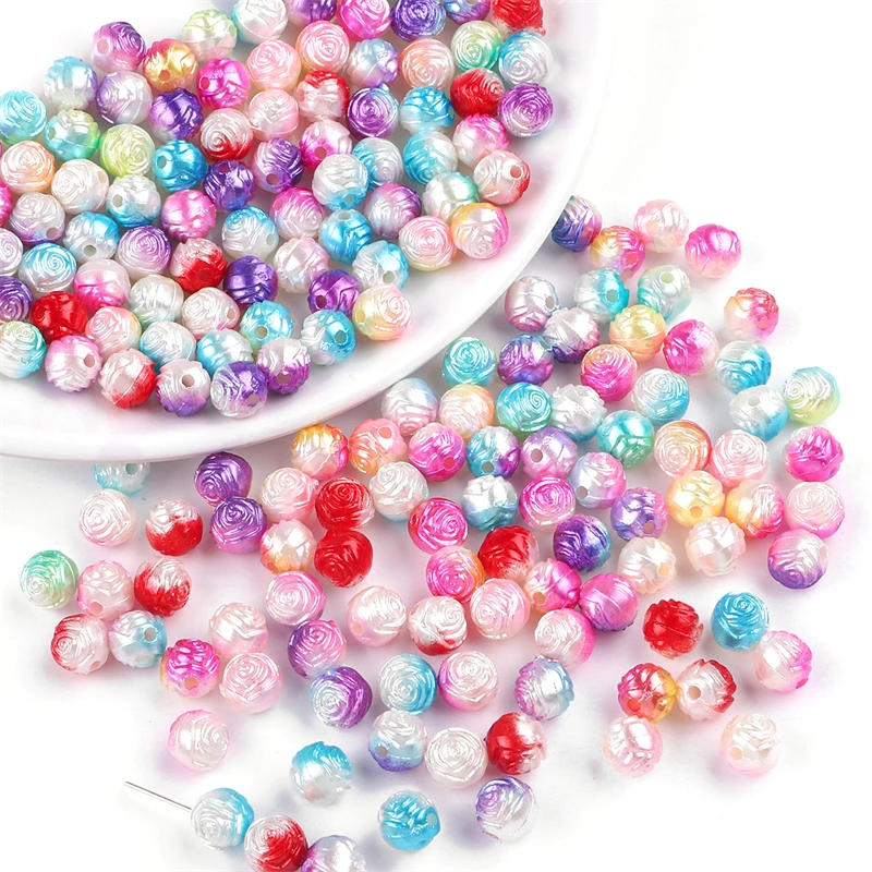 100pcs/Lot 8mm ABS Imitation Pearl Beads Rose Loose Decorative Beads For Bracelet Necklace Jewelry Making Accessories Supplies
100pcs/Lot 8mm ABS Imitation Pearl Beads Rose Loose Decorative Beads For Bracelet Necklace Jewelry Making Accessories Supplies
