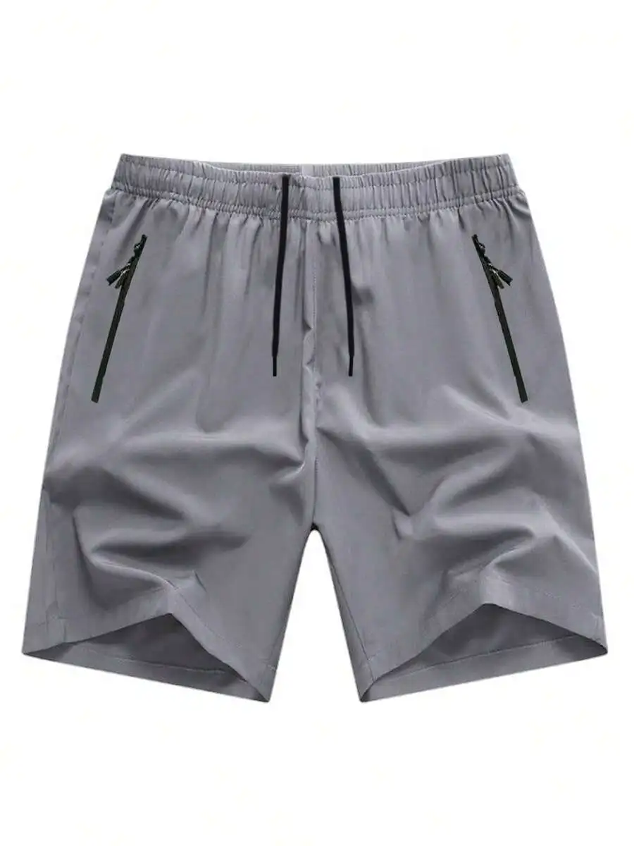 Men’s Breathable Quick-Dry Shorts With Elastic Waistband And Zippered Side Pockets For Active Wear, Street Style, Relaxing
Men’s Breathable Quick-Dry Shorts With Elastic Waistband And Zippered Side Pockets For Active Wear, Street Style, Relaxing