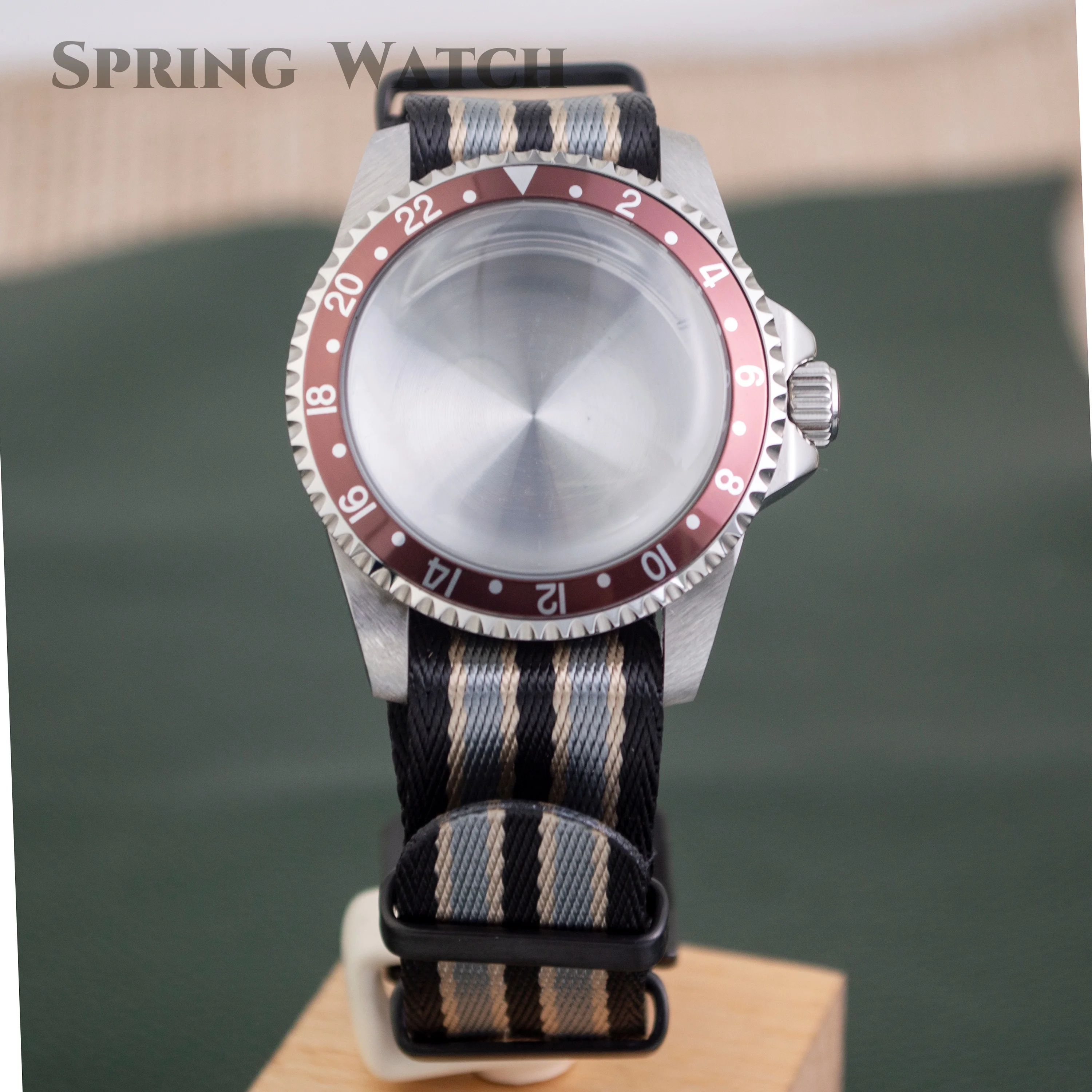 39mm Watch Case Vintage Case Stainless Steel 10ATM Waterproof Nylon Strap fit NH34/35/36 Movement NH35 Watch Case
39mm Watch Case Vintage Case Stainless Steel 10ATM Waterproof Nylon Strap fit NH34/35/36 Movement NH35 Watch Case