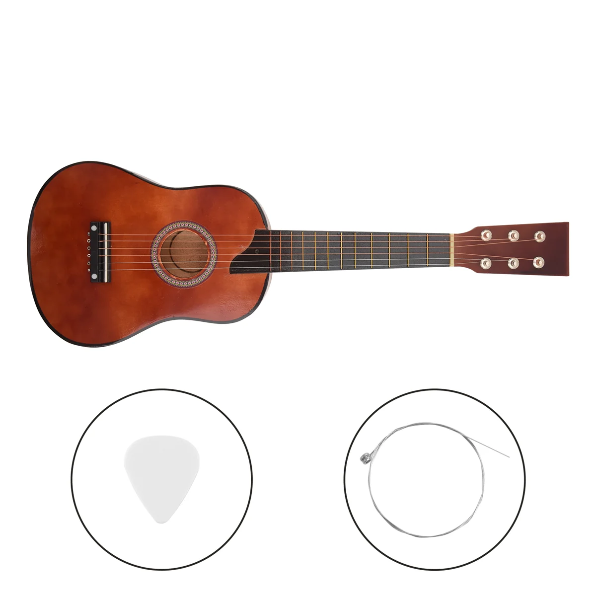 Акустическая мини-гитара из липы, 25 дюймов, 6 струн, с Pick string, подарок для детей и начинающих
Акустическая мини-гитара из липы, 25 дюймов, 6 струн, с Pick string, подарок для детей и начинающих