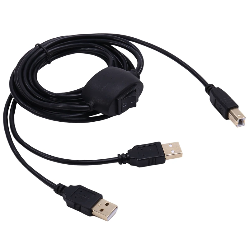 2 In 1 Printer Cable USB A To B Male To Male Printer Cable For Hp Canon Samsung Printer Splitter For Two Computers
2 In 1 Printer Cable USB A To B Male To Male Printer Cable For Hp Canon Samsung Printer Splitter For Two Computers