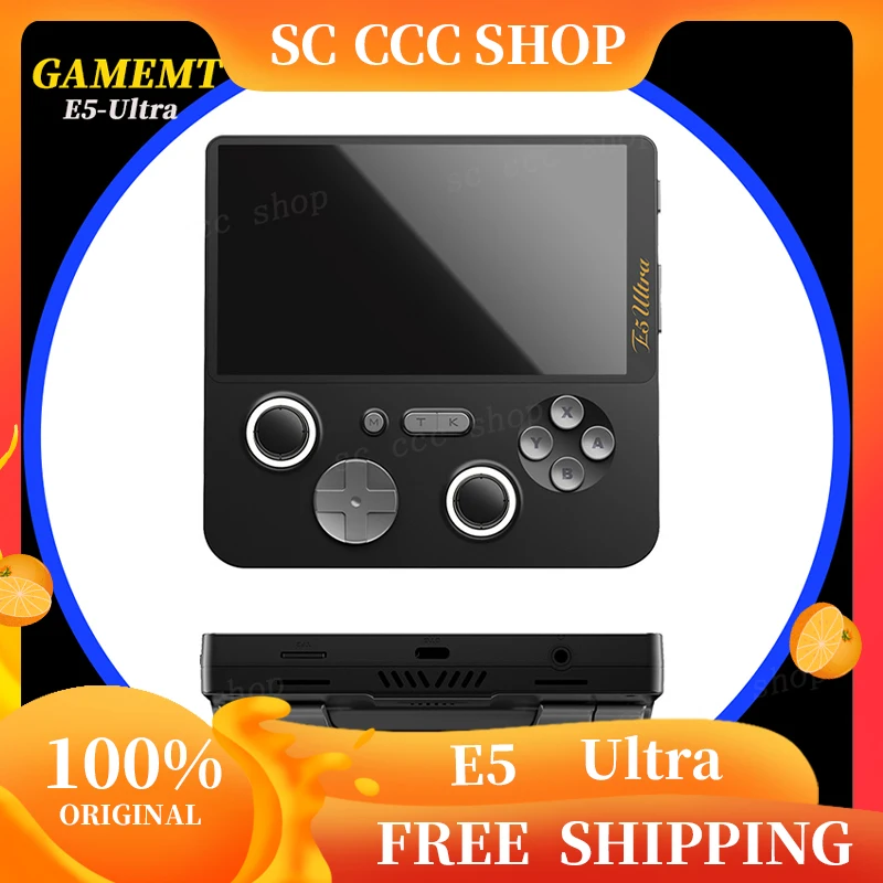 GAMEMT E5 Ultra Portable Game Console 5" 1280x720 IPS Touch Screen 60Hz 5000mAh Hall-Effect Joystick Android Handheld Gaming
GAMEMT E5 Ultra Portable Game Console 5" 1280x720 IPS Touch Screen 60Hz 5000mAh Hall-Effect Joystick Android Handheld Gaming