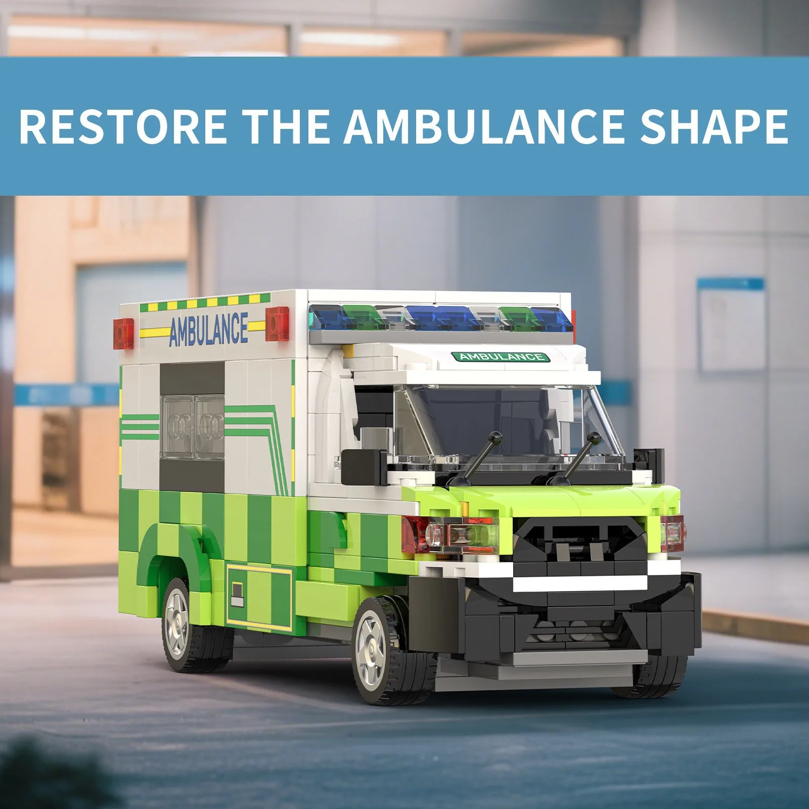 561pcs City Ambulance Car Building Blocks Sets Bricks Escort car Toy Sports Racing Speed model car
561pcs City Ambulance Car Building Blocks Sets Bricks Escort car Toy Sports Racing Speed model car