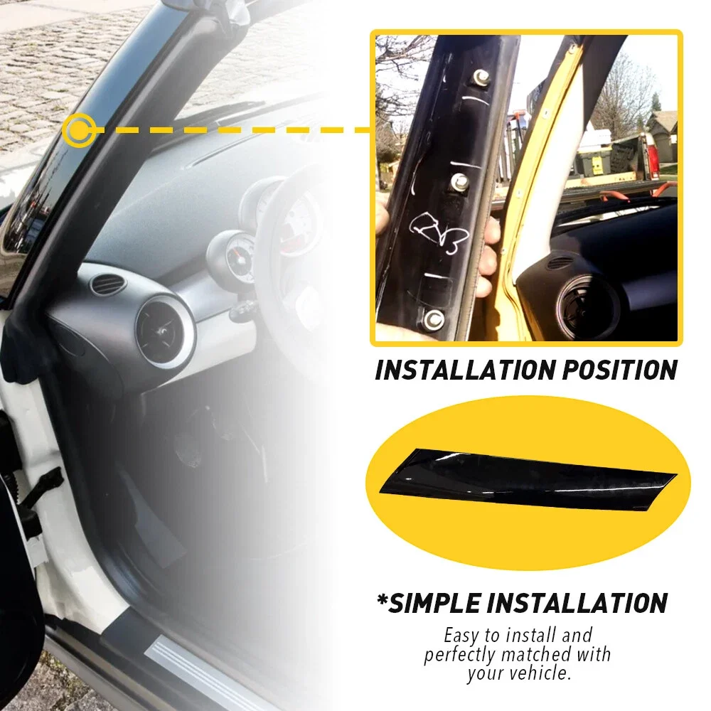 For Mini Cooper R55 R56 R57 07-15 Front RH Windshield A Pillar Trim 51137272584 Styling Mouldings
For Mini Cooper R55 R56 R57 07-15 Front RH Windshield A Pillar Trim 51137272584 Styling Mouldings