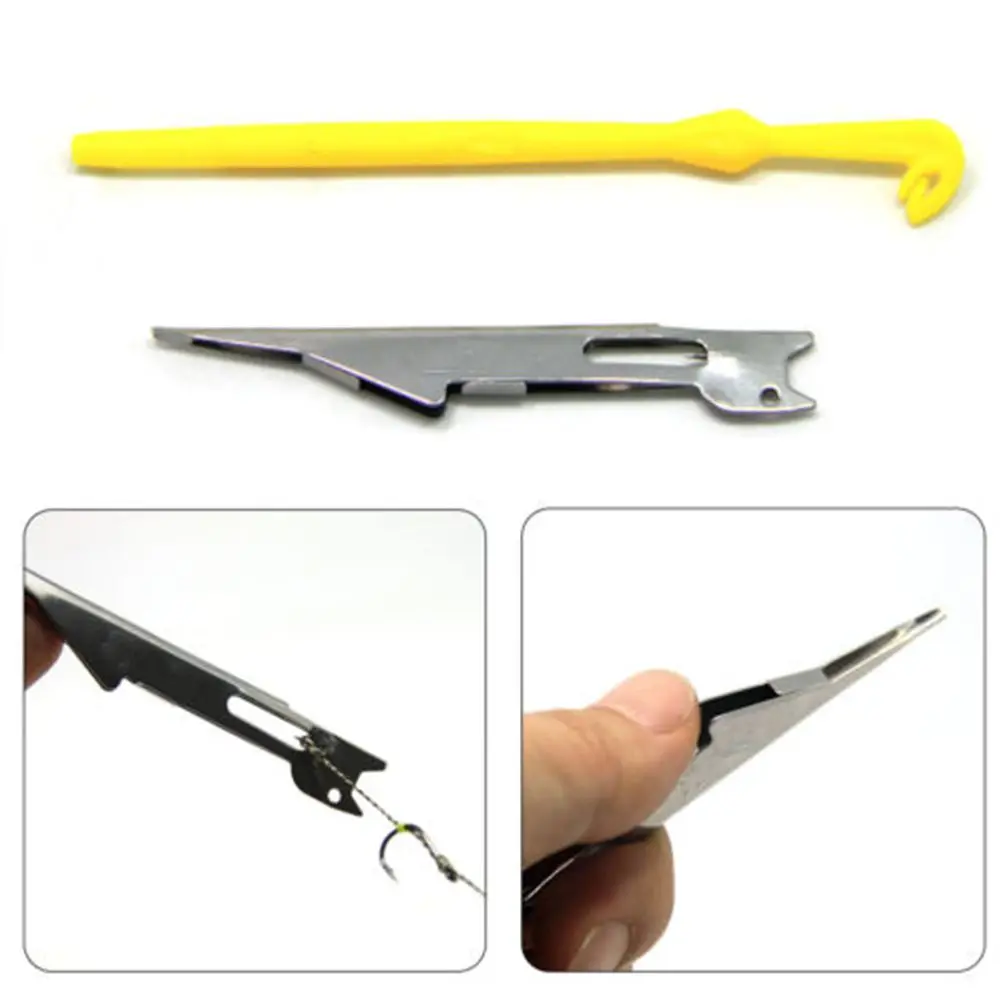 Multifunctional Stainless Steel & Plastic Nippers Fly Fishing Clippers Line Cutter Quick Knot Tying Tool Fast Hook Nail Knotter
Multifunctional Stainless Steel & Plastic Nippers Fly Fishing Clippers Line Cutter Quick Knot Tying Tool Fast Hook Nail Knotter