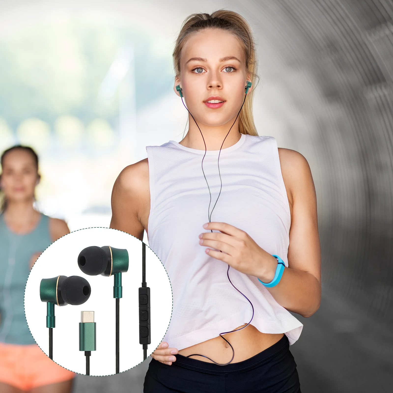 Type-C Headphones Earbuds Aluminum Alloy TPE Material USB-C Jack 360 Degree Sound Immersive Compatible Type-C
Type-C Headphones Earbuds Aluminum Alloy TPE Material USB-C Jack 360 Degree Sound Immersive Compatible Type-C