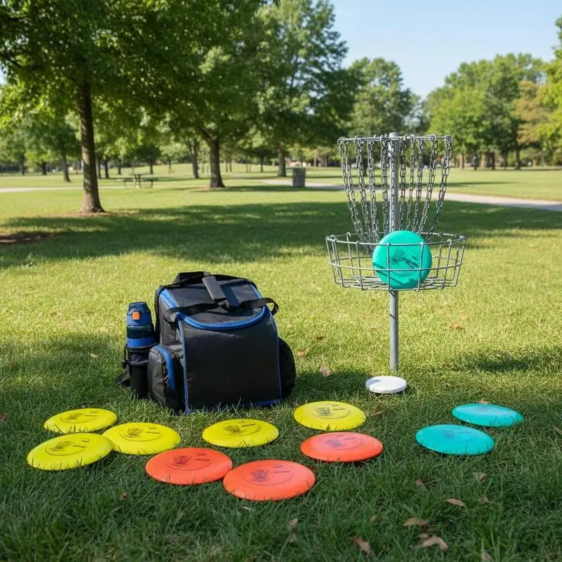 Disc Golf Set (12 + 1) for Beginners, Starter Set, with Putter, Mid-Range, Driver, including Mini Marker, Portable Backpack, for Garden, Lawn, Beach and Park Outdoors
Disc Golf Set (12 + 1) for Beginners, Starter Set, with Putter, Mid-Range, Driver, including Mini Marker, Portable Backpack, for Garden, Lawn, Beach and Park Outdoors