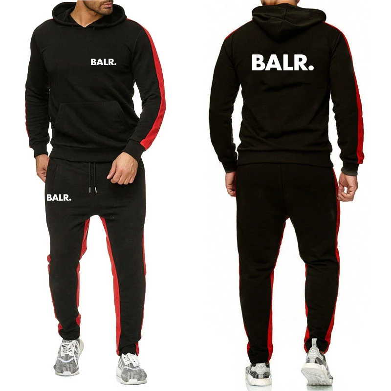Костюм спортивный BALR мужской с принтом, пуловер с капюшоном и брюки для отдыха, спортивный удобный однотонный костюм, весна-осень
Костюм спортивный BALR мужской с принтом, пуловер с капюшоном и брюки для отдыха, спортивный удобный однотонный костюм, весна-осень