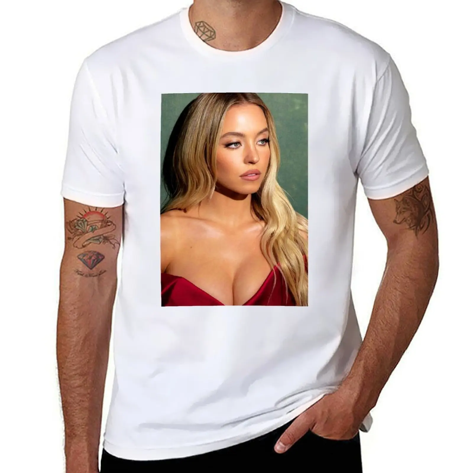 Sydney Sweeney T-Shirt man t shirt graphic funny t shirts dark humor T-Shirt
Sydney Sweeney T-Shirt man t shirt graphic funny t shirts dark humor T-Shirt