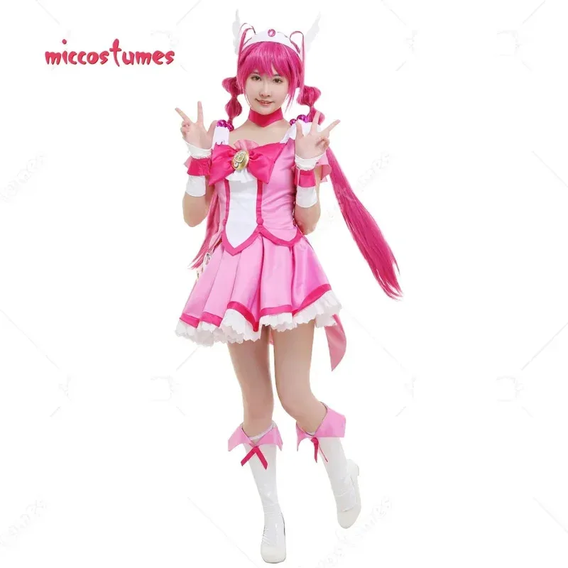 25COSMiccostumes Women's Hoshizora Pink Magenta Bow Top and Skirt Battlesuit Cosplay Costume Outfits with Waist Bag and Accesso
25COSMiccostumes Women's Hoshizora Pink Magenta Bow Top and Skirt Battlesuit Cosplay Costume Outfits with Waist Bag and Accesso